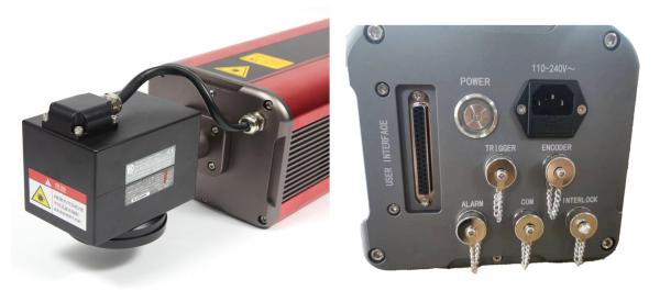 Extruded Pipes CO2 Laser Marker IP65 Laser Date Code Printer 20W CE Certificatio