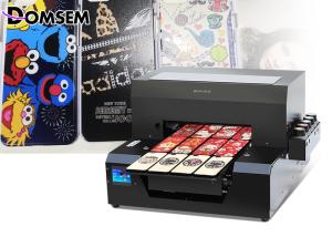 China Digital Flatbed Phone Case Printing Machine , 6 Colors A3 Uv Inkjet Printer on sale