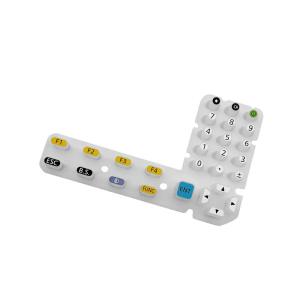 Buy cheap Customized High Quality New Rubber Keyboard With Silicone Rubber Keys product