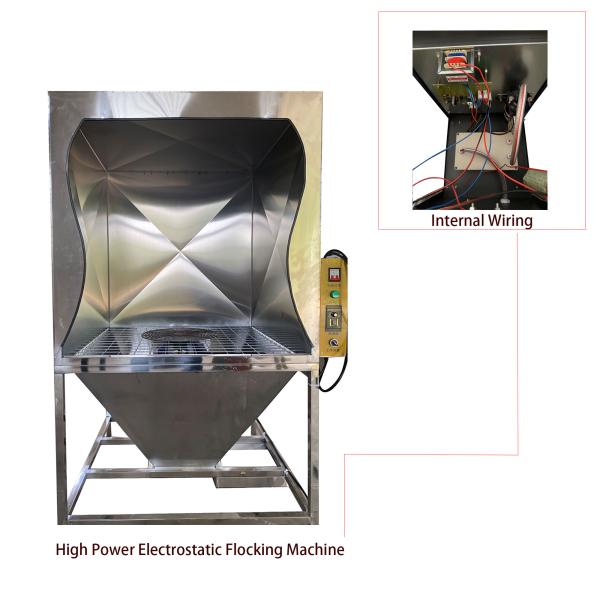 Quality High Power Electrostatic Flocking Machine With Excellent Corrosion Resistance for sale