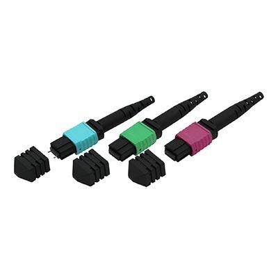 Quality Multimode Fiber Adapter PC Polish 8/12/24 Cores Low Insertion Loss 3.0mm Diameter for sale