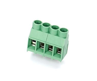 Quality 30-10AWG Electrical Terminal Block Connector CET5 9.52mm Pitch 1*04P Green for sale