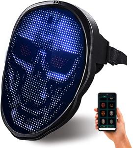 Programmable LED Face Mask Electronic Changing Facial Cover With Bluetooth App