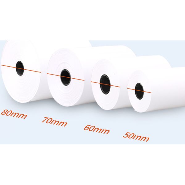 ATM POS Sticky Label Roll 80mm Cash Register Receipt Paper