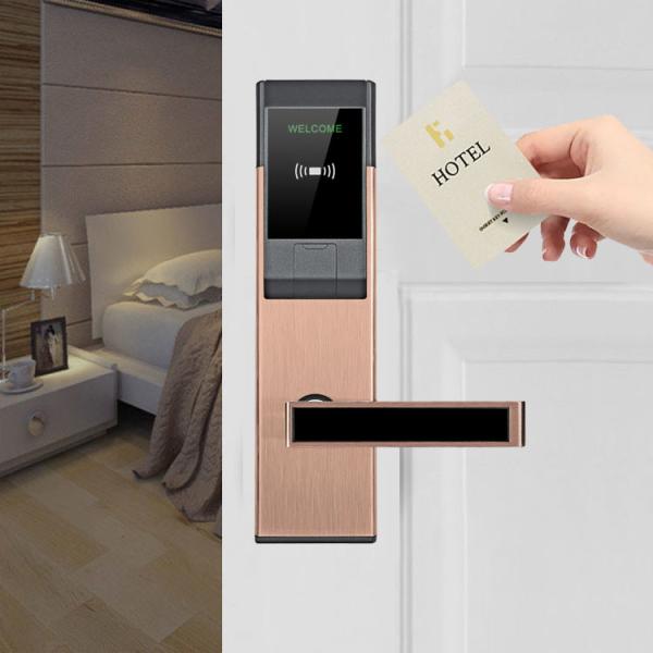 Quality MF1 Keyless Door Lock Wireless T557 Handle Free Management Software for sale
