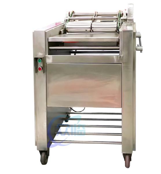 Quality Stable SUS304 Fish Skinner Machine , Semi Automatic Sardine Cleaning Machine for sale