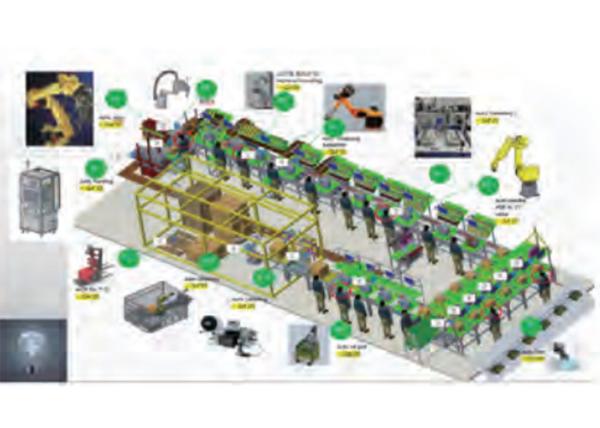 Quality LEAN Automated Assembly Line Conveyor , 220V Conveyor Belt Assembly Line for sale