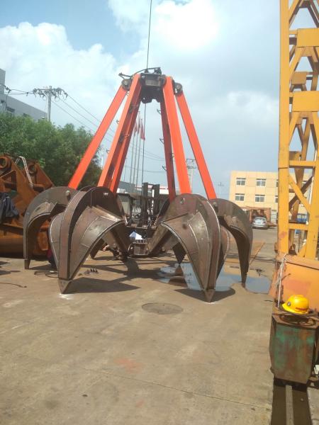 Quality Double Rope Crane Grapple Attachment Used In Docks  Steel Mills for sale