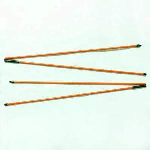 China Custom Wooden Golf Alignment Stick Practice Aid Aiming Putting Swing Trainer Golf Posture Corrector for Indoor Outdoor on sale