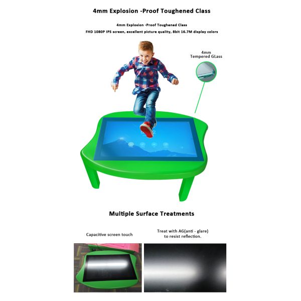 Lcd Tronix Kids Games Interactive Touch Tables 32 Inch Smart Coffee Table