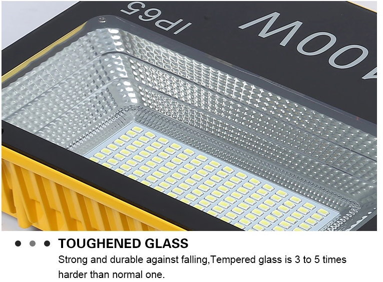 All In One Solar LED Flood Lights IP65 100w 120 Beam Angle For Stadium