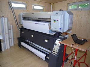 Vj 1604 Mutoh Sublimation Printer For Flag Curtain Table Fabric Printing