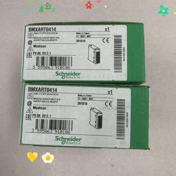 SCHNEIDER BMXART0414 MODICON INPUT MODULE ANALOG IP20 24VDC NEW