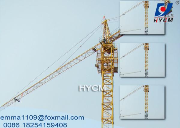 Quality TC4208 Hammerhead Tower Crane Quotation For Building Construction for sale