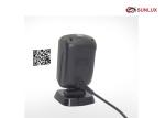 Omnidirectional Ticket Barcode Scanner 2D Imager Black Shell Multiple Interfaces