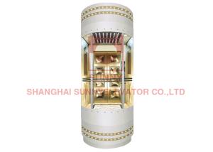 1250kg Gearless Machine Room Observation Elevator High Performance