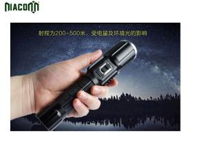 China Power Bank Tactical Led Flashlight With CREE XML And COB Red Light on sale