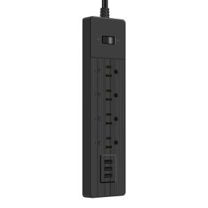 Tuya US 4 Outlet Wifi Smart Power Strip Working With Amazon Alexa Voice Control