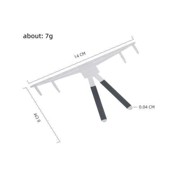 Second Generation Embroidered Stainless Steel Eyebrow Ruler Stencil Three-Point Positioning Balance for Permanent Makeup