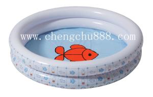 China Inflatable 2 ring swim pool on sale