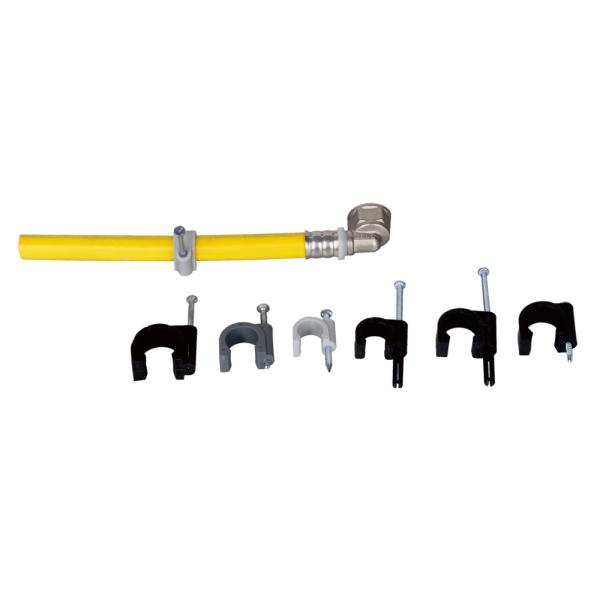 Quality Thickened Plastic Cable Clips Pipe Clips Burr Free Versatility for sale