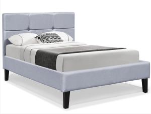 Buy cheap Plywood Queen Size Fabric Bed Frame Mattress Platform Grey Wooden Ottoman Bed product