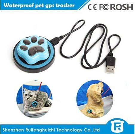 Quality 2016 worlds smallest pet gps tracker for dog cat with wireless charge voice monitor rf-v32 for sale