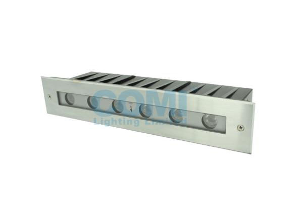 Quality 6 * 2W Decorative Recessed Mount Linear Step Light , LED Stair Lights CE / RoHs Approved for sale