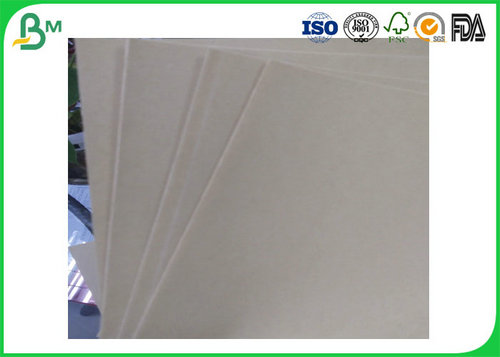 Recycled Pulp Material 70g Or Customized Size Brown Kraft Liner Paper For Packaging Box