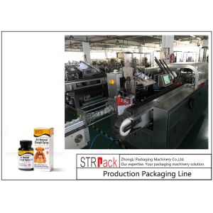 Stable Performance Bottle Packing Machine / Automatic High Speed Cartoning