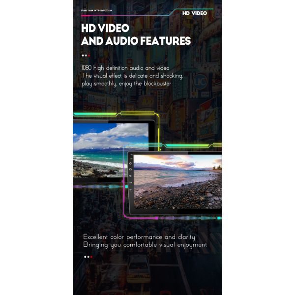 2 Din Android Car Radio Multimedia Video Player for Universal Car Fitment and Player