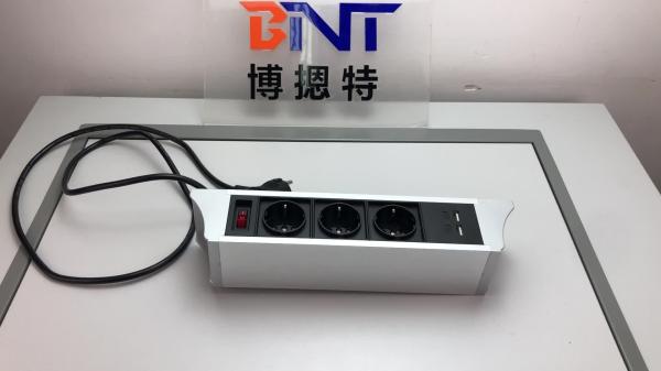 German power hanging under table switch socket for conference table