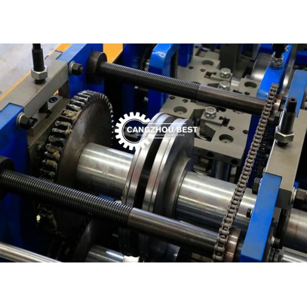 Steel Structure Fast Change Roll Forming Machine C Z U Purlin Section Profile