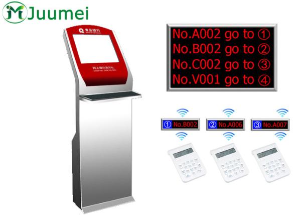 Quality Digital Signage Queue Ticket Dispenser Machine Led Counter Display for sale