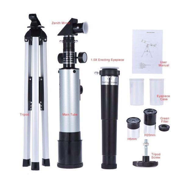 Refractor Aluminum Astronomical Telescope , 360 X 50mm Astronomy Monocular