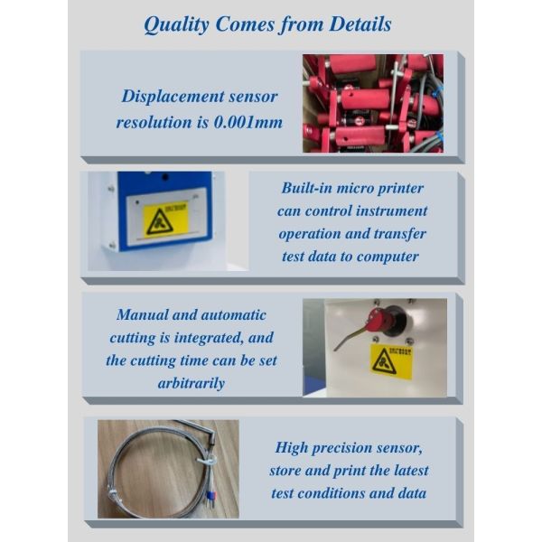 Melt Flow Index Testing Equipment with High Precision Data Acquisition