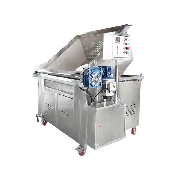Quality Food Automatic Frying Machine Discharging With Temperature Control for sale