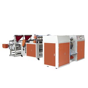 Full Automatic Coreless Rolling Plastic Bag Making Machine For Garbage Bag