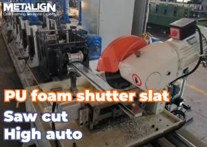 Dual Coil PU Foam Insulated Shutter Slat Roll Forming Machine 15m/Min