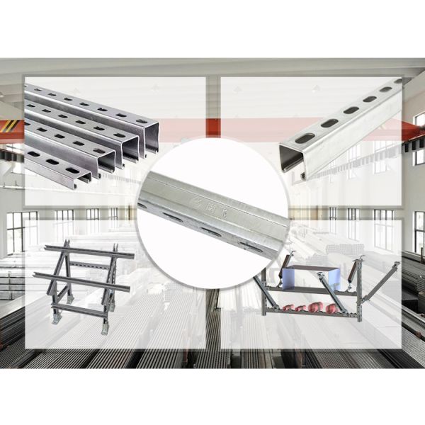 TUV 41*82mm Steel Solar Panel Mounting Brackets RV Solar Panel Mounting Rails