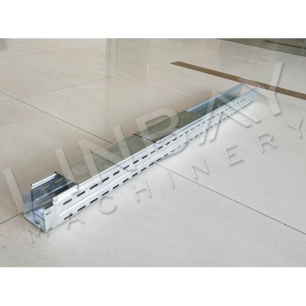 Cantilever Structure Perforated Cable Tray And Cover Roll Forming Machine With Flying Cut