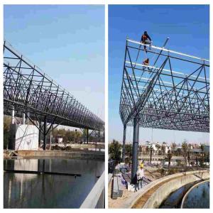 Buy cheap S235JR Single Layer Grid Space Frame Truss Prefabricated GB Roof product