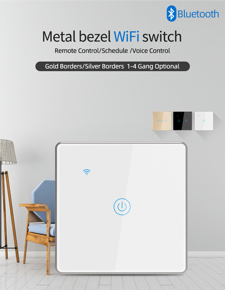 Factory Outlet Smart Life Switch WiFi Control Wall Lamp Switch Scene Mode Countdown Smart Home
