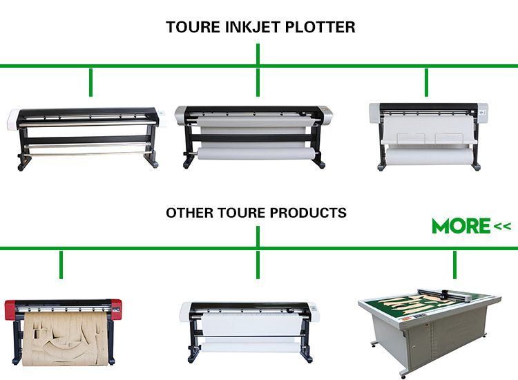 Two Heads Digital Plotter Printer Water Base Ink 60 Meters Long / hour