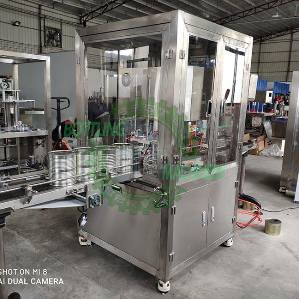 Quality Auto Powder Milk Vacuum Sealer / Seamer For Cans Filling Machine for sale
