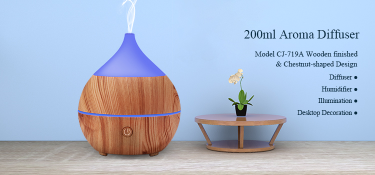 Home Ultrasonic Humidifier 200ML Bluetooth Speaker Oil Diffuser