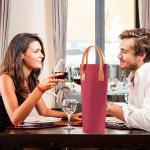 Round Portable Insulated Cooler Bag For Baby Bottles Wine Ice Bag Small 4x14"