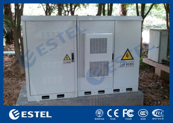 Quality Three Bays Assembled Base Station Cabinet For Installing Battery / Power System for sale