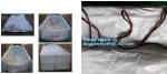 6Mil Drawstring White Waterproof Dumpster Container Liners,Recycled PE Dumpster