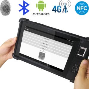 Buy cheap FP08 Biometric fingerprint device with GPRS WIFI Bluetooth RFID NFC on Android 7.0 product